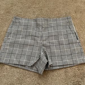 Loft High waisted herringbone shorts